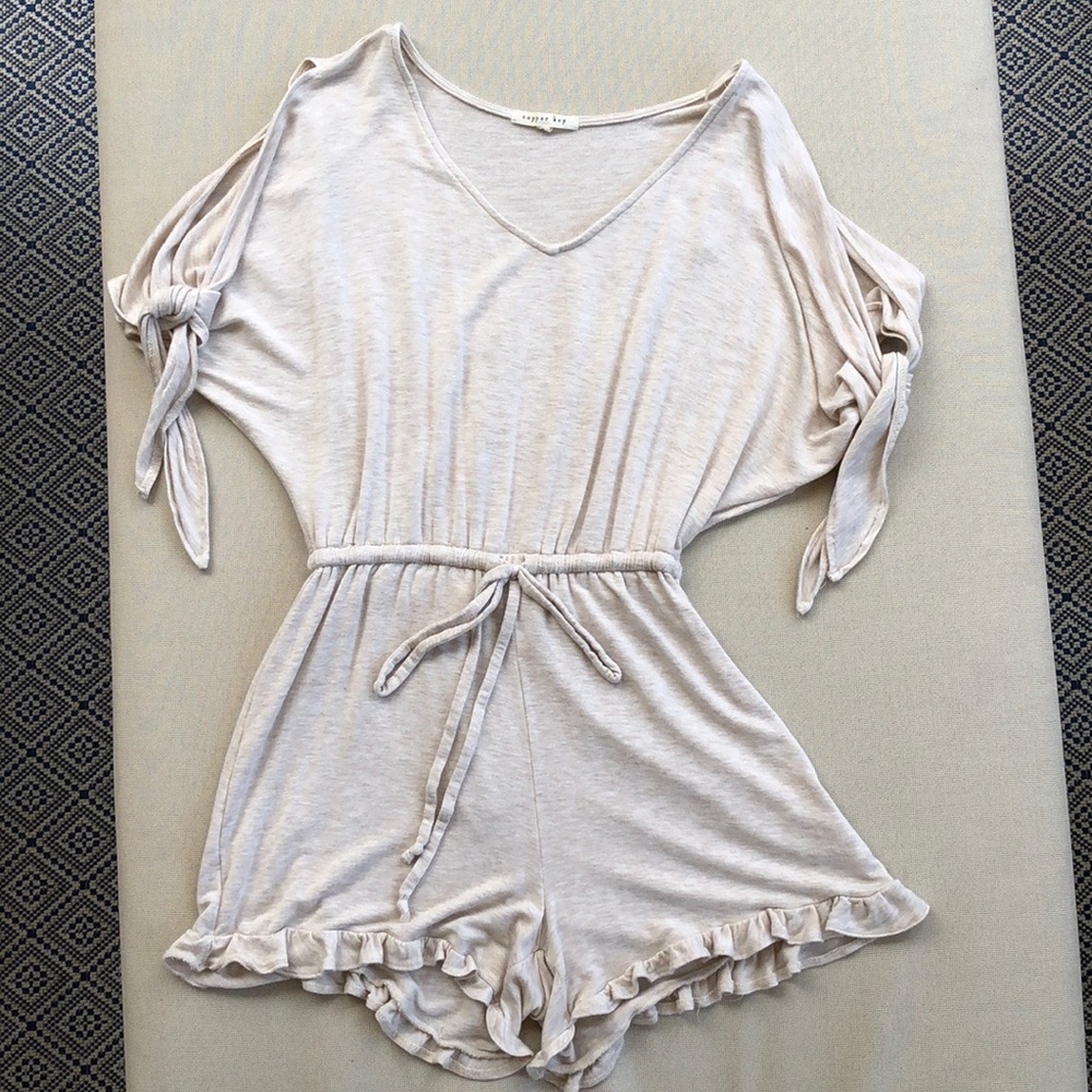 Cream Romper
